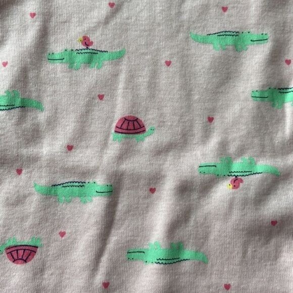 NWOT Baby Pink Alligator Undershirt Onesie 6/9m - Picture 2 of 3